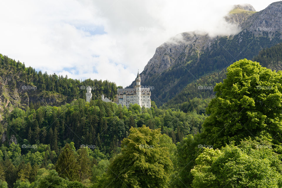 Neuschwanstein castle in Germany