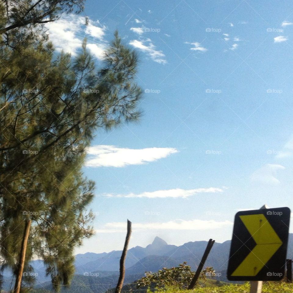 Mountains and BLUE sky