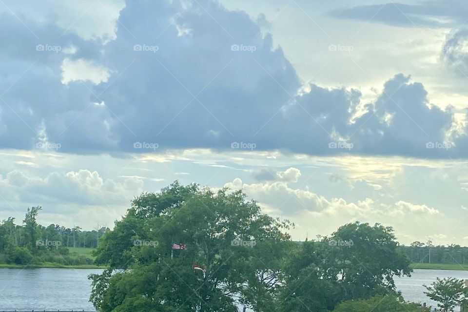 Clouds Mirror Trees