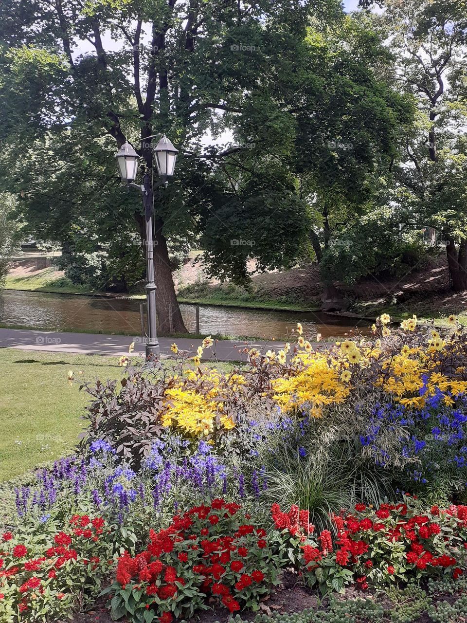 Клумба. Бастионный парк