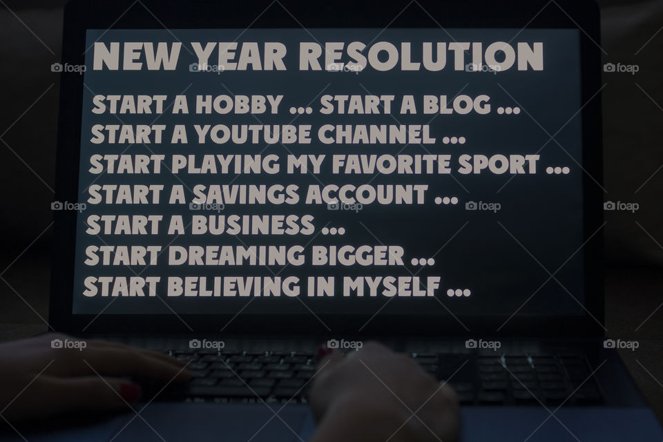New Year Resolution ... Start ...
