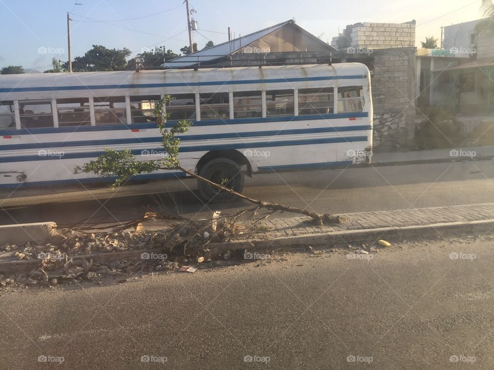 Bus in Port-au-Prince, Haiti