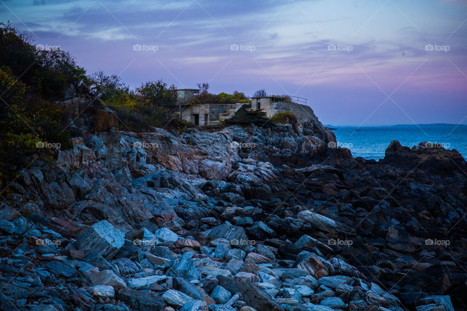 Portland Maine waters edge