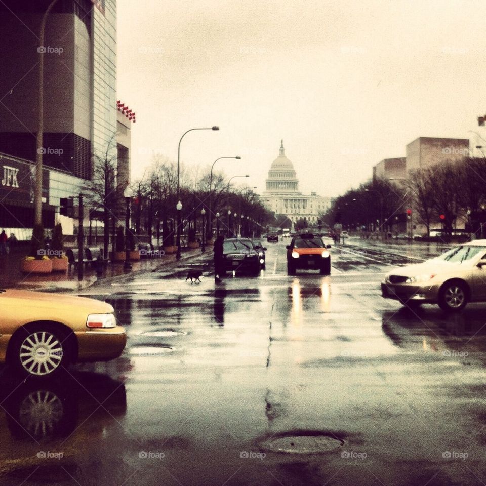 Rainy Day in DC