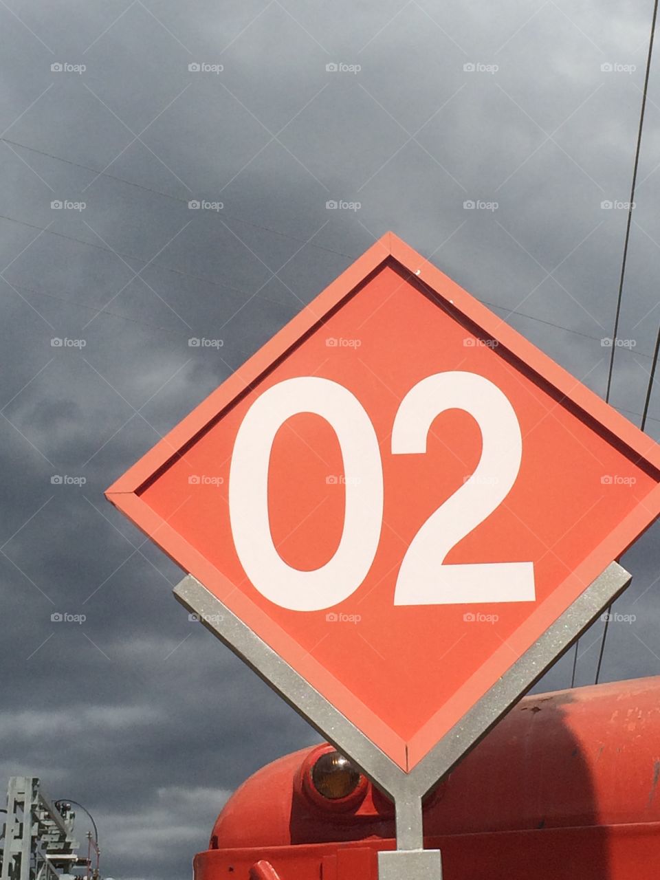 Train signal. I took this photo while I was waiting the train to get back to home