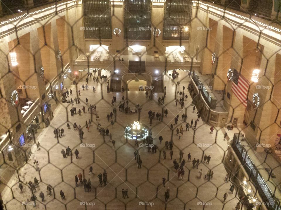 Grand Central From Above. A lil surprise from a friend working at Grand Central.  Behind the scenes view!