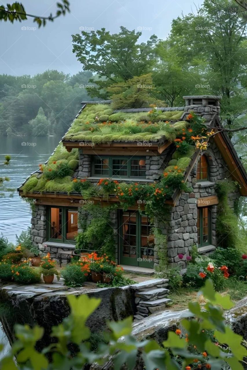 Glory be to God, the magnificent and picturesque view and the natural green trees are a view that is nothing more wonderful than it