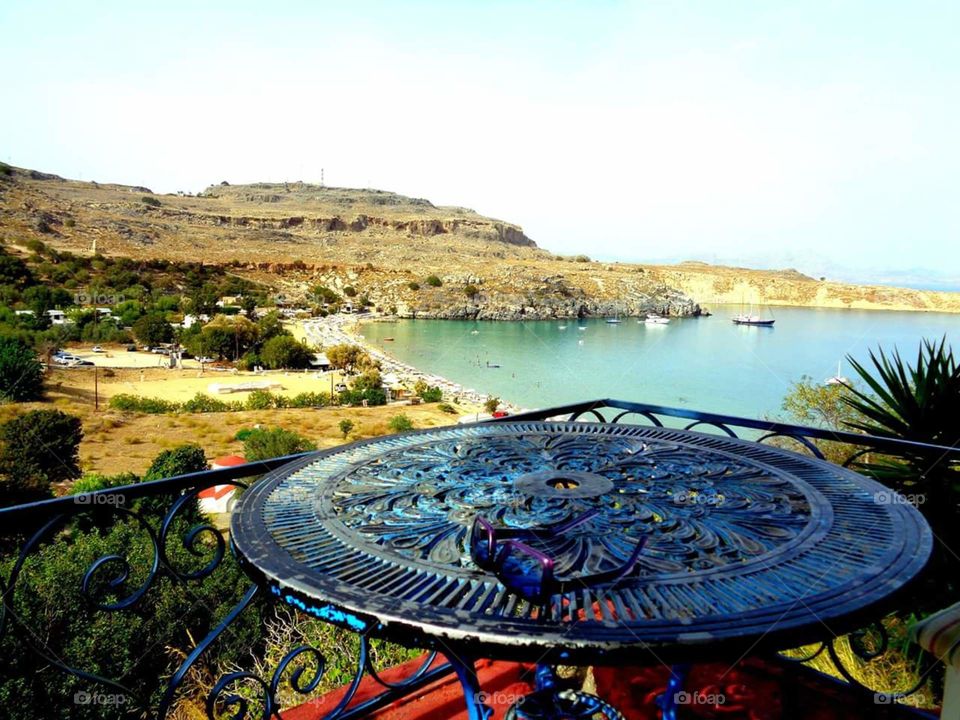 Lindos Beach Rhodes Greece