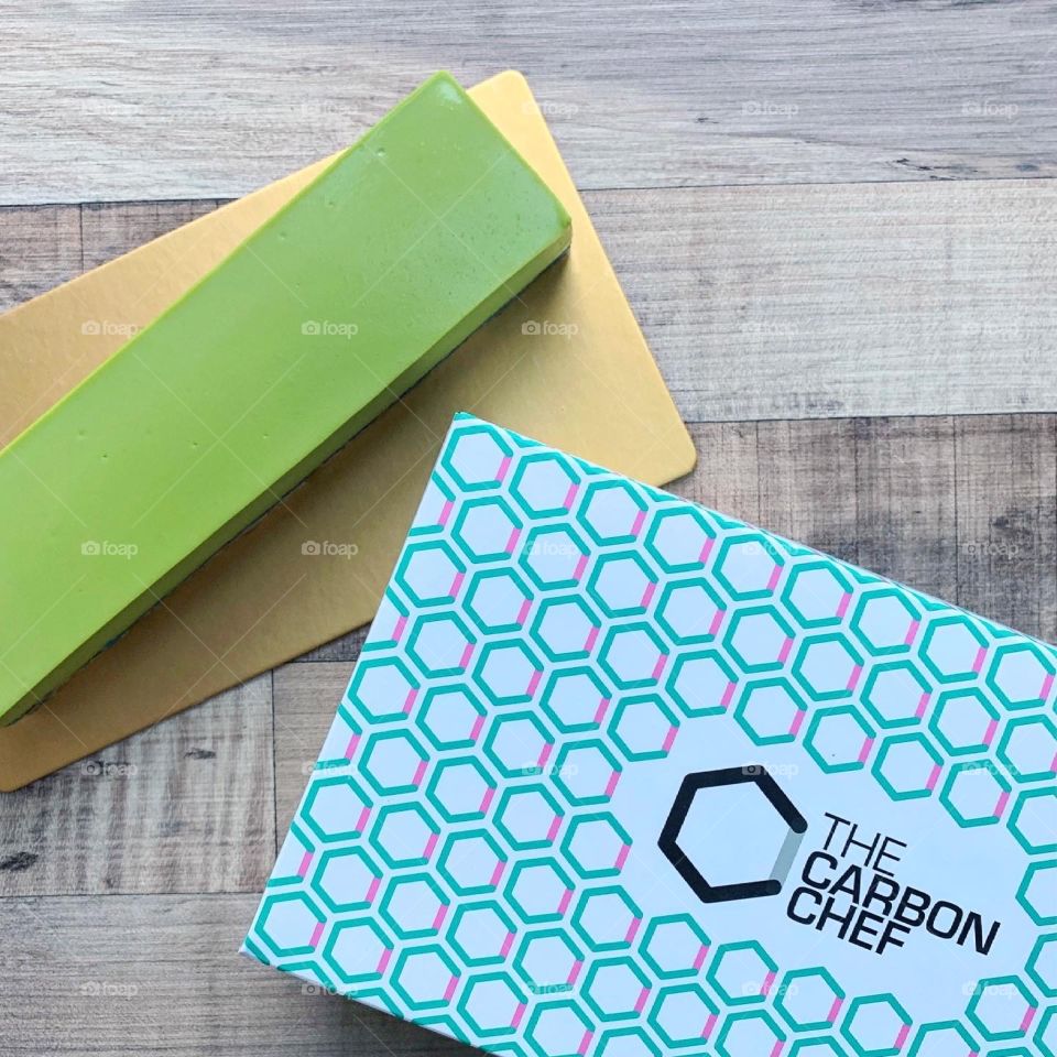 Traditional nonya dessert cake called kueh salat