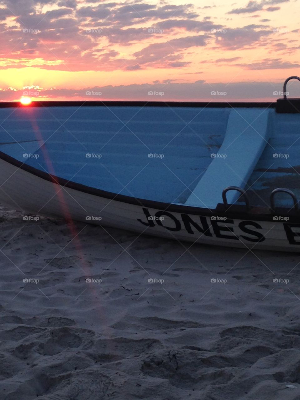 The Row Boat. Photo taken at Jones Beach at the golden hour 