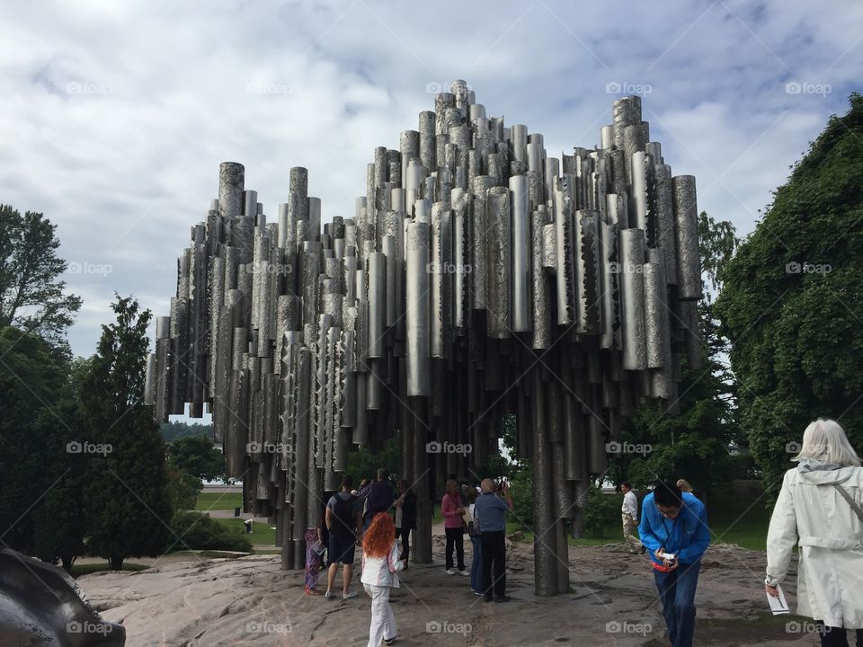 Finland Sibelius monument