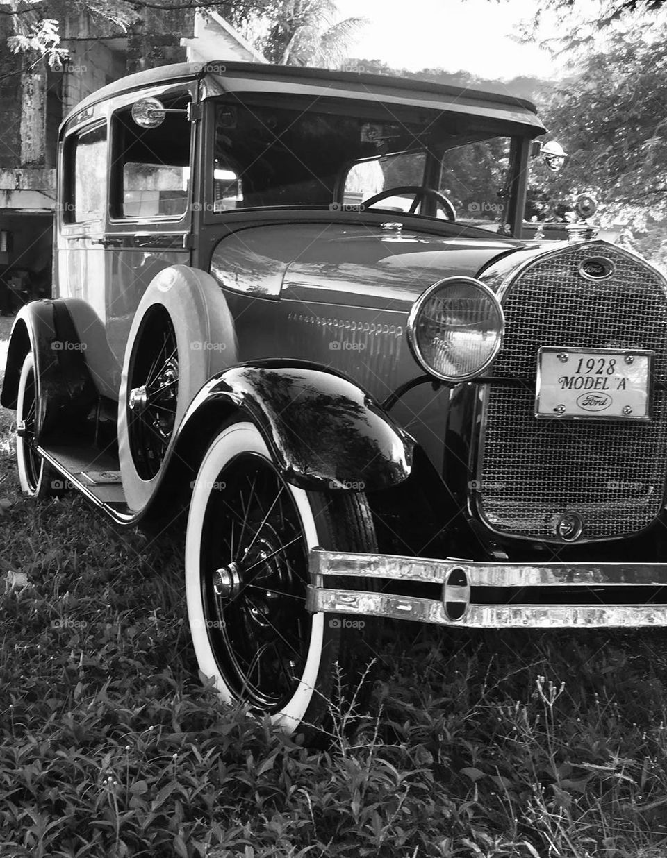 Vintage on the road Ford Model A