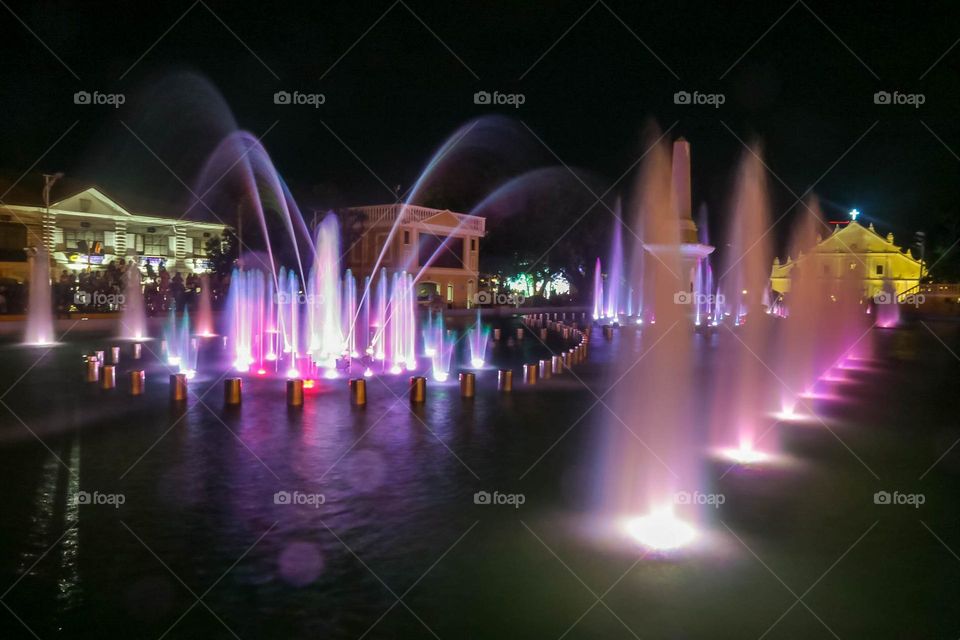 light fountain