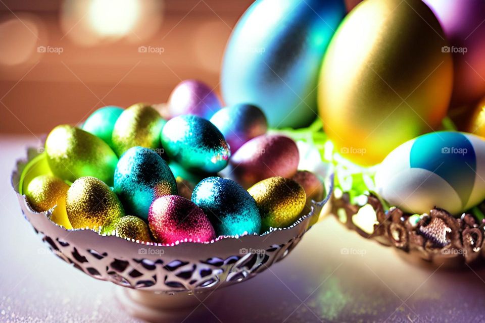 Easter, Easter feast, Easter eggs, colored eggs, Spring, Egg
