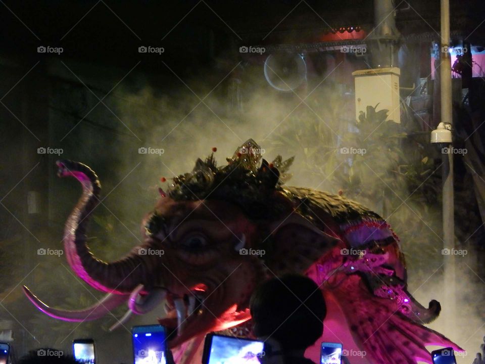 ogoh-ogoh, part of Balinese ceremony