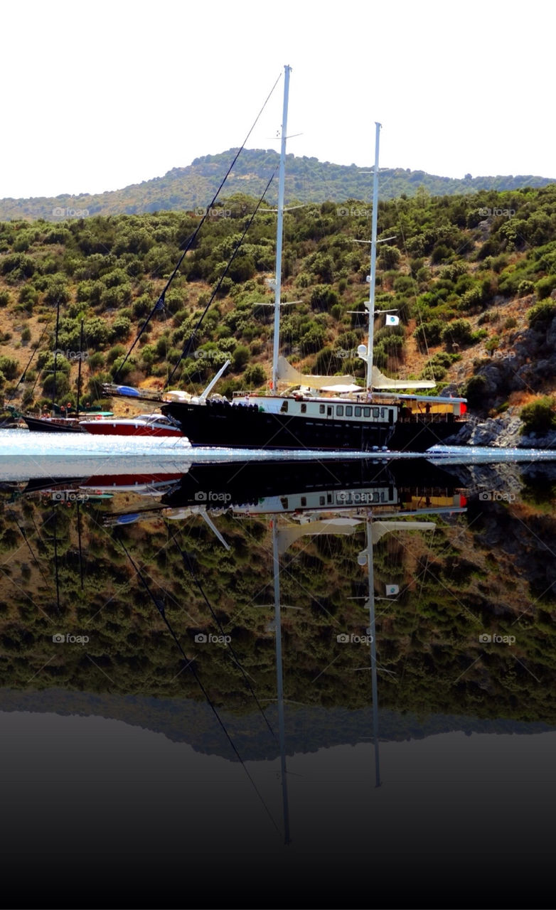 YATCH IN SEA