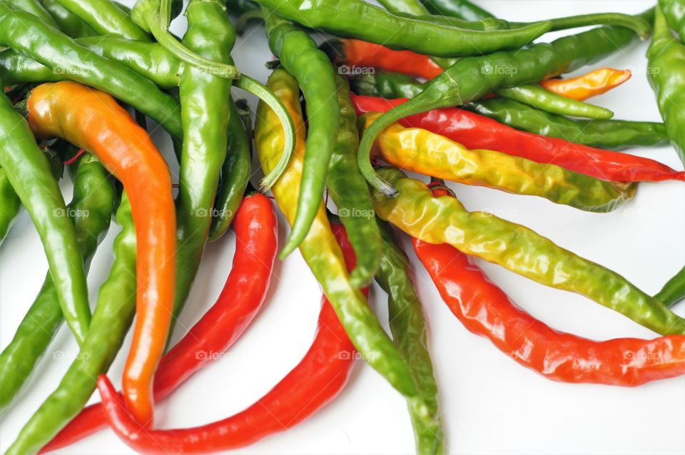 Mixed hot peppers 