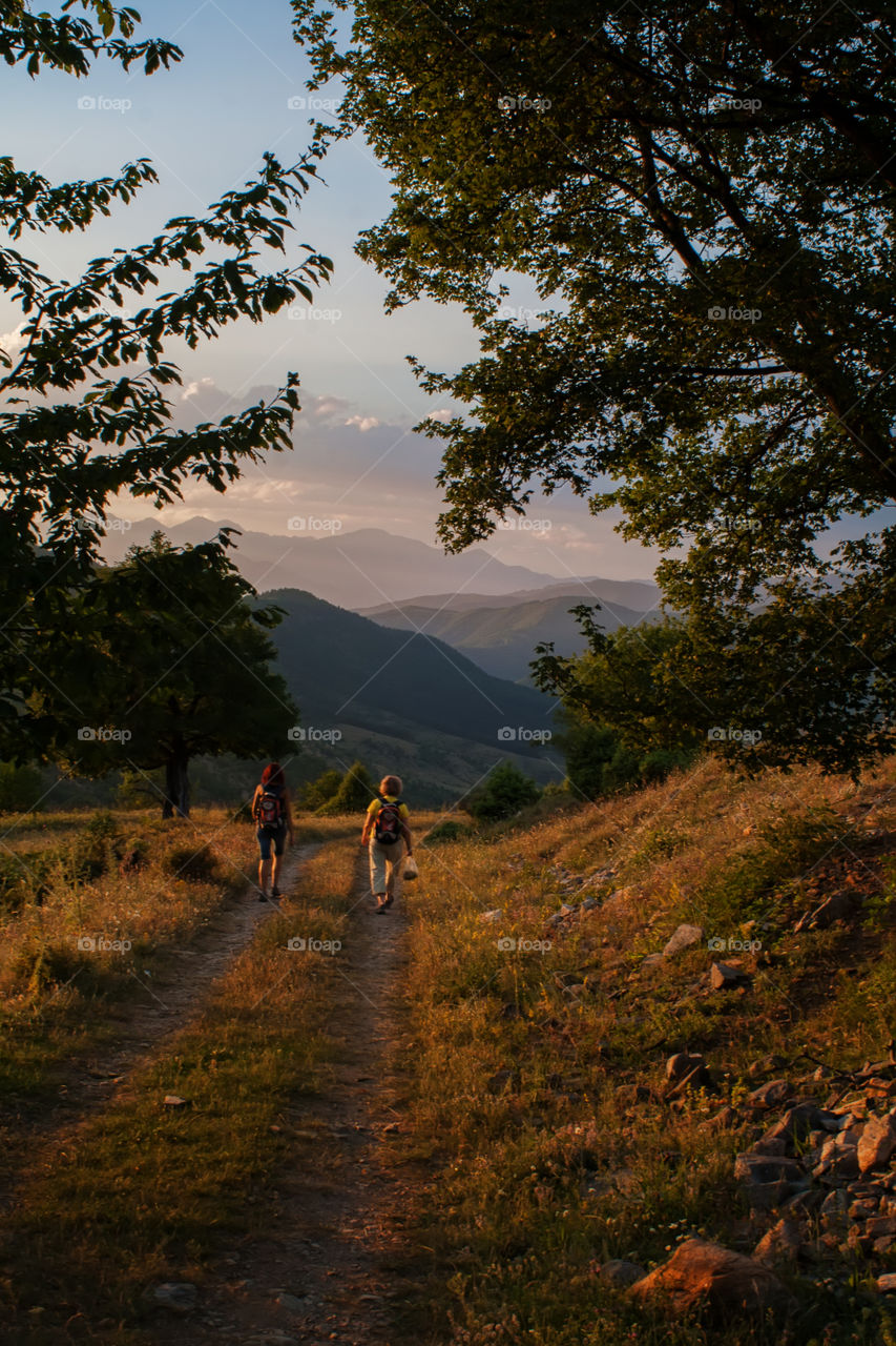 toward sunset