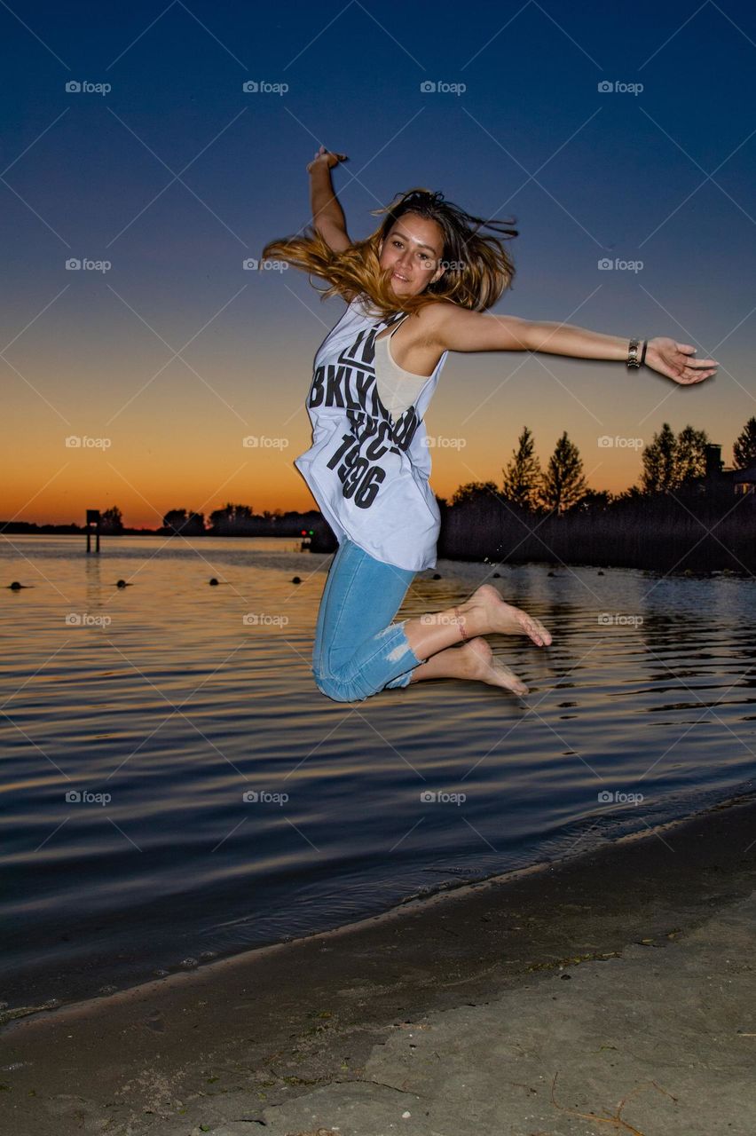 Sunset jump