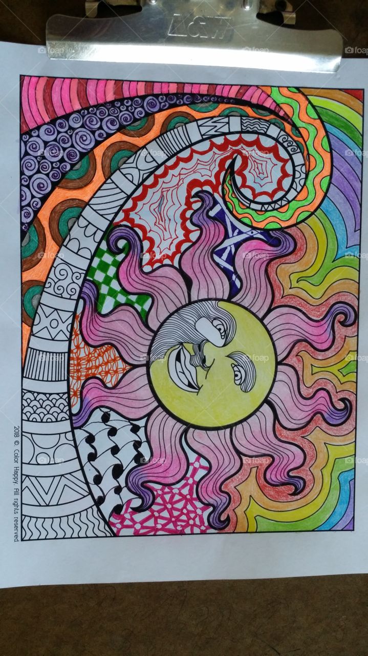 Picture I was coloring