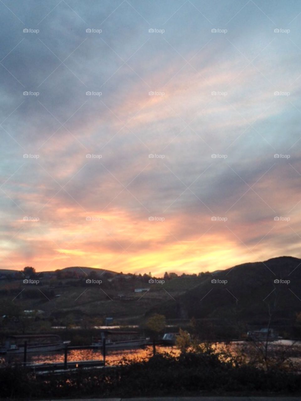 Valley sunset 