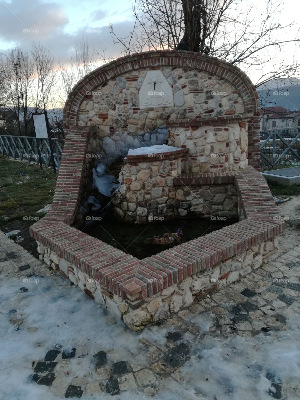 Modern drinking trough