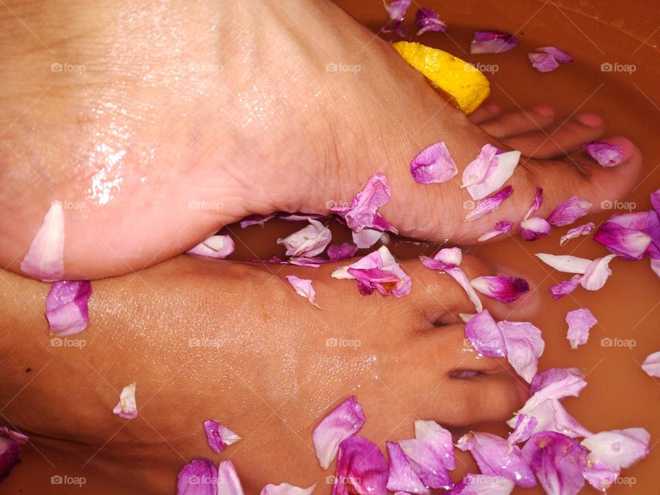 Walk as if you are kissing the earth with your feet.
Love is… your spouse letting you warm your cold feet on them