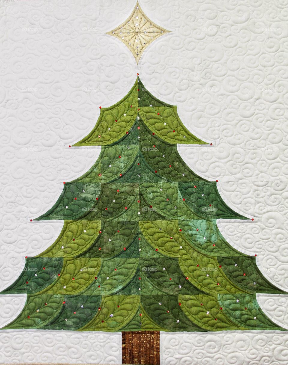 Quilted Christmas tree