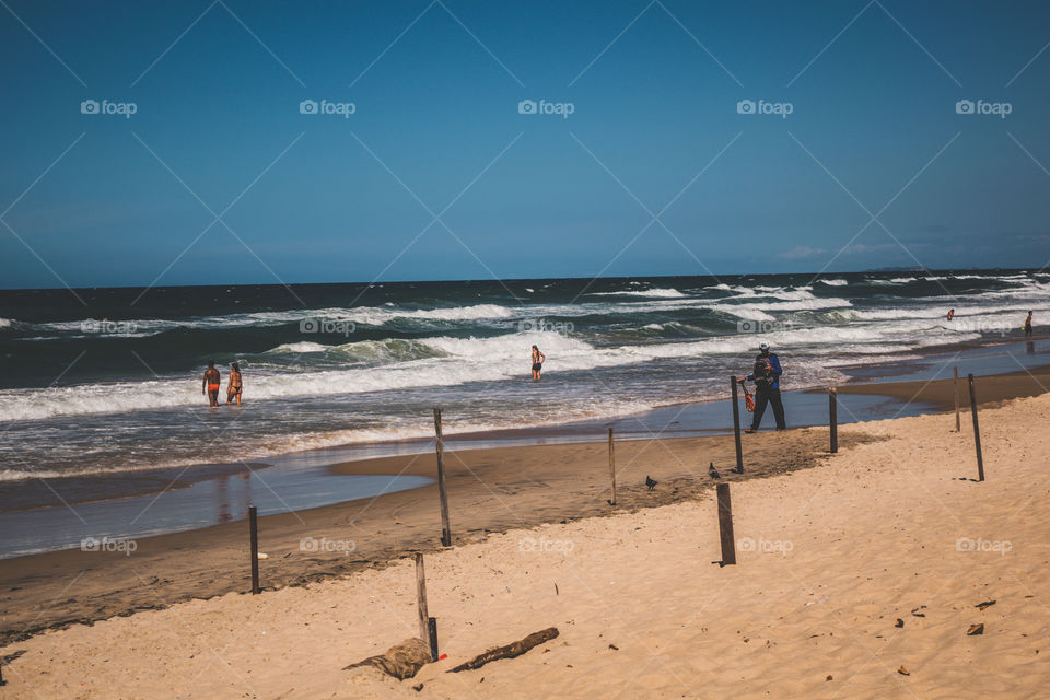 Beach, Sea, Sand, Seashore, Water