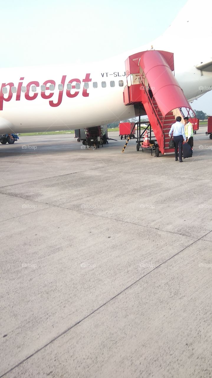 SpiceJet Airplane