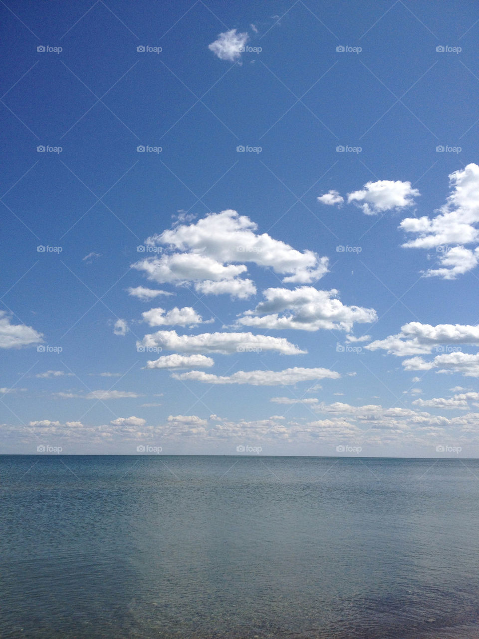 sky clouds lake sea by jshadle