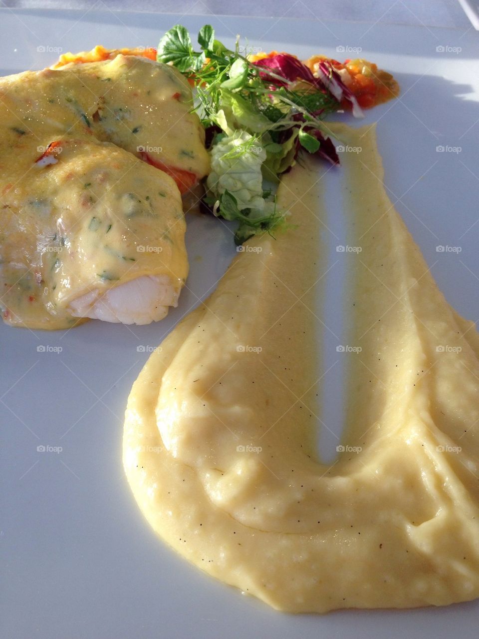 Lobster with Vanilla Bean Potatoes