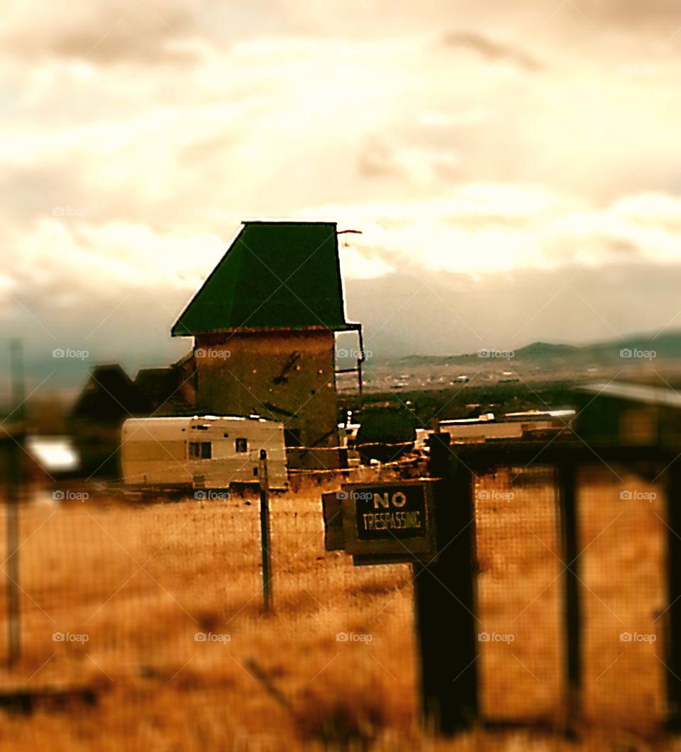 half house with trailer