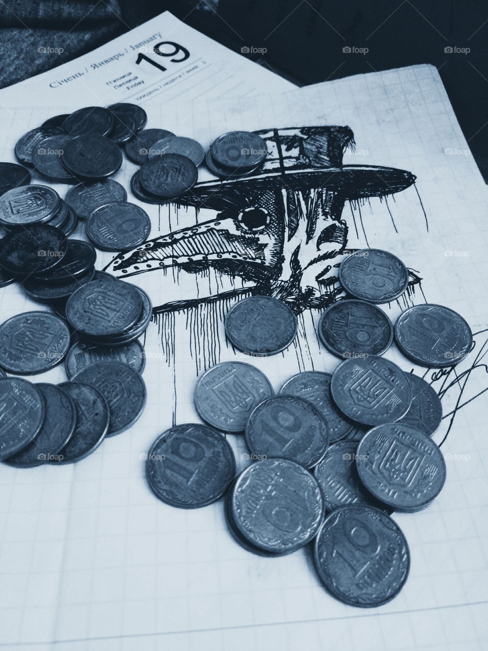 coins around draw