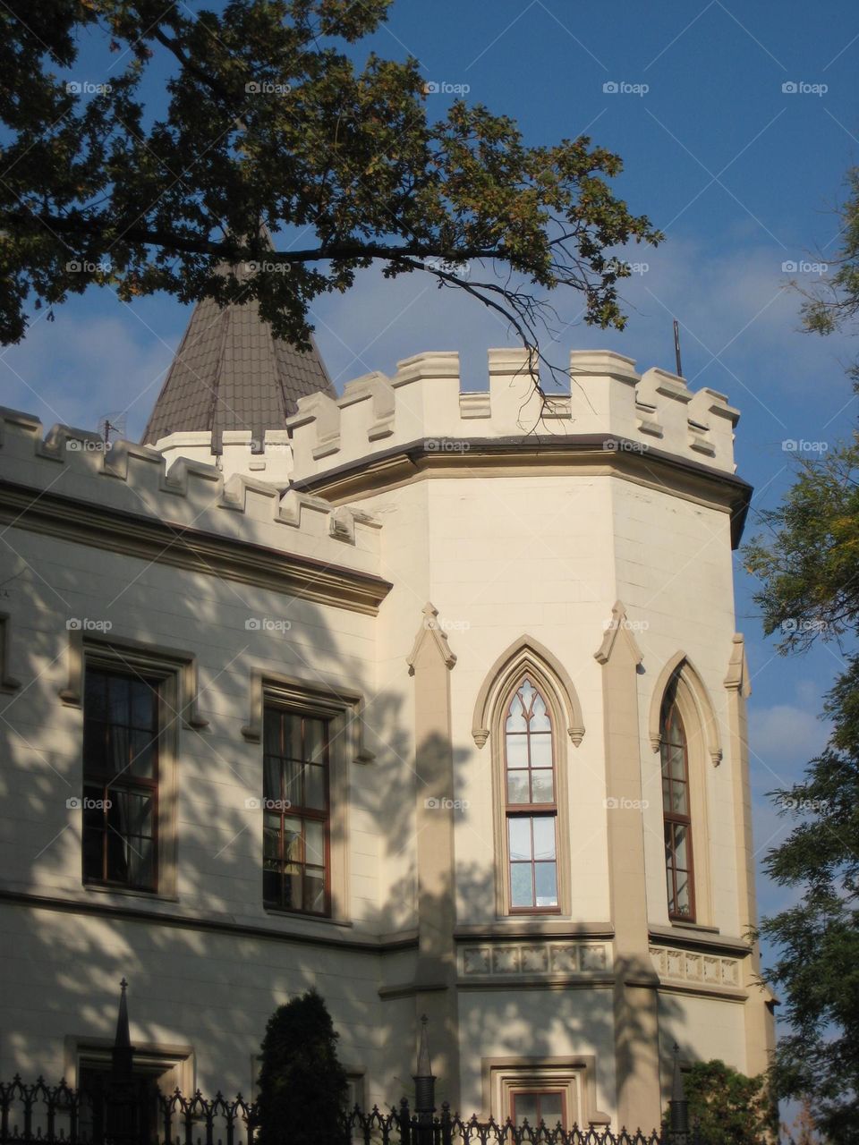 Old beautiful building in the historical center of Odesa