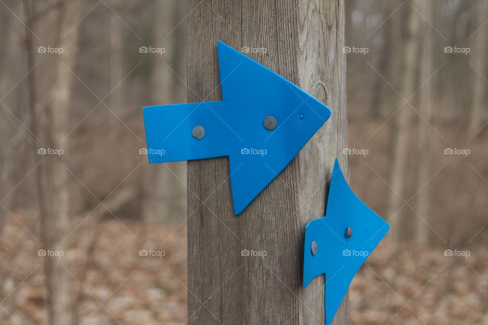 trail markers