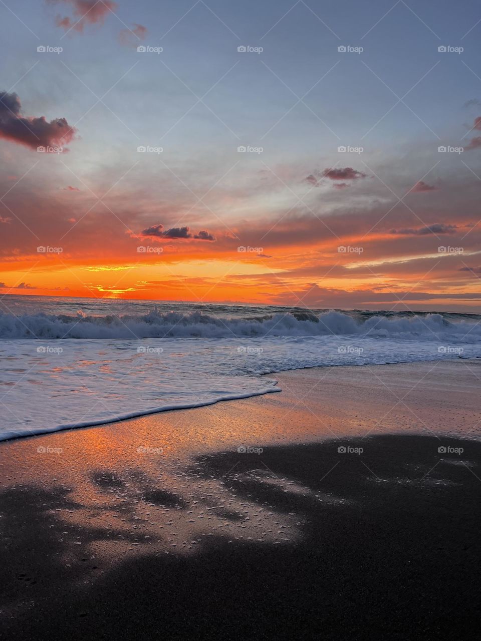 Azure coast, sunset . This is wonderful