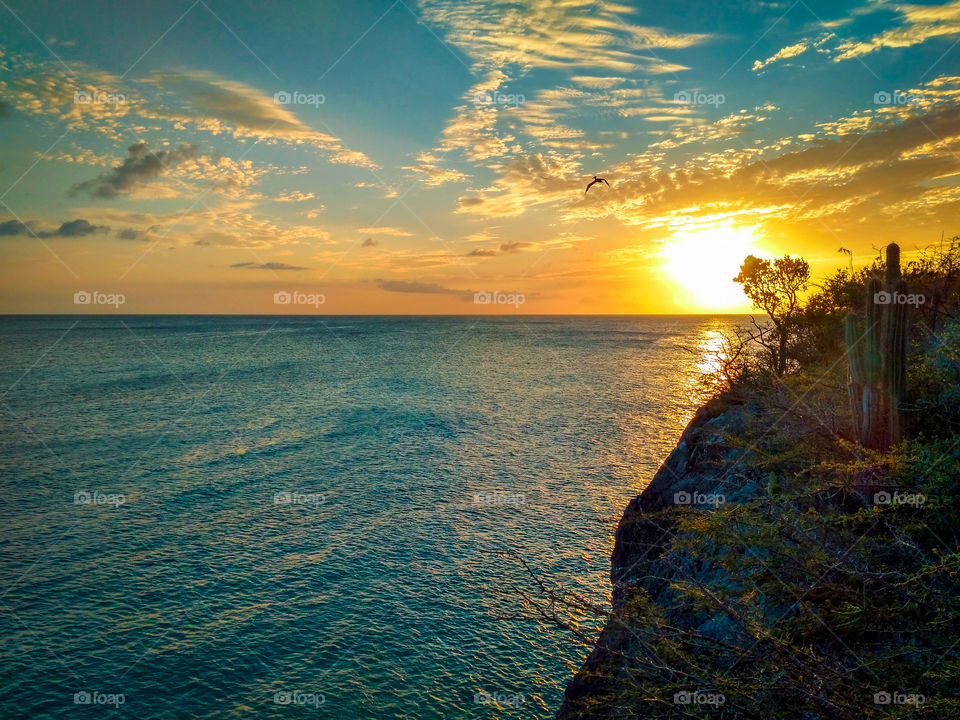 breathaking view of the sunset ⛅