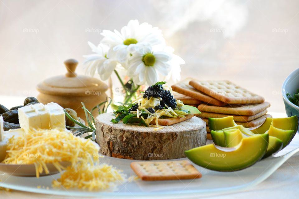 Close-up of food in plate