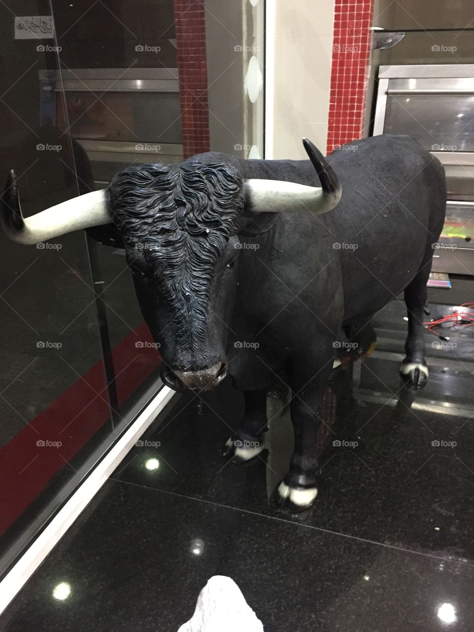 Cow sculpture 