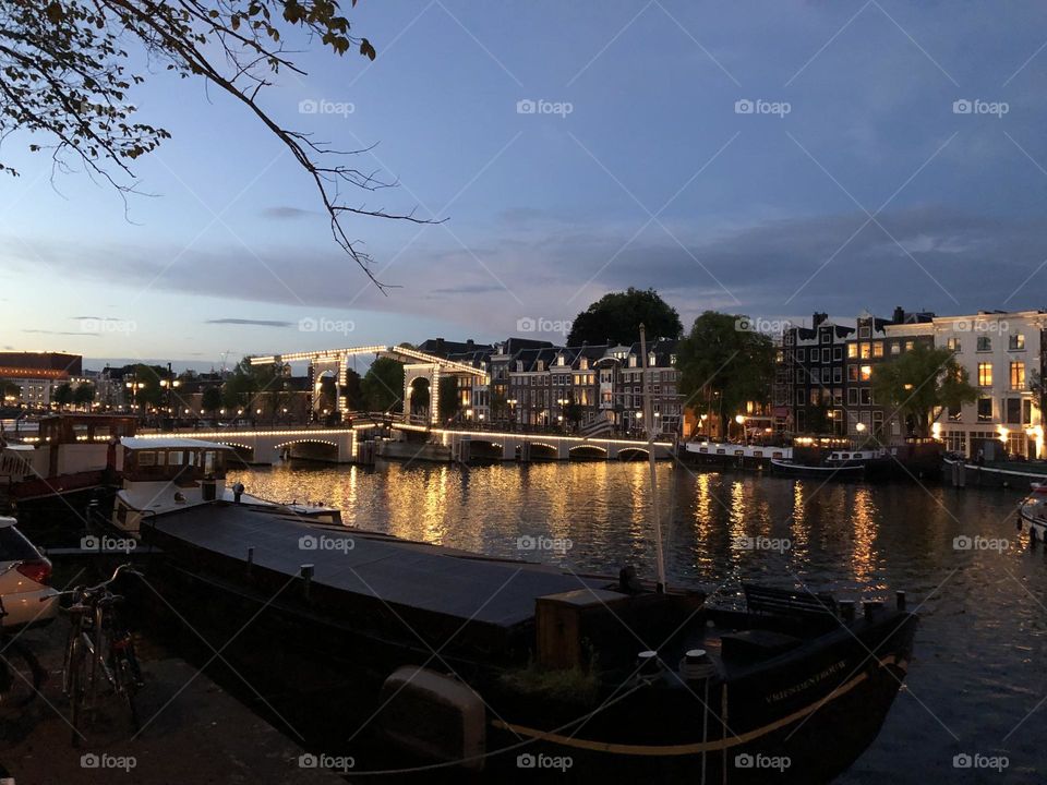 River in city centre 