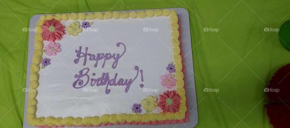 a cake for all the birthday babies young and older.