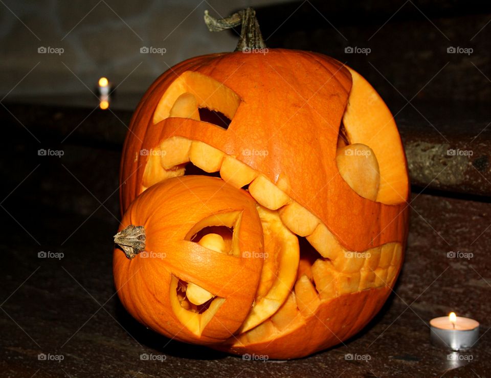 orange stories: halloween pumpkin