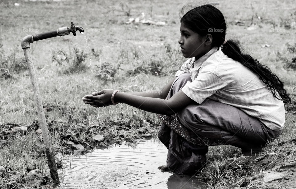 A sad story of this year shows heavy drought and dry...Save water for future..