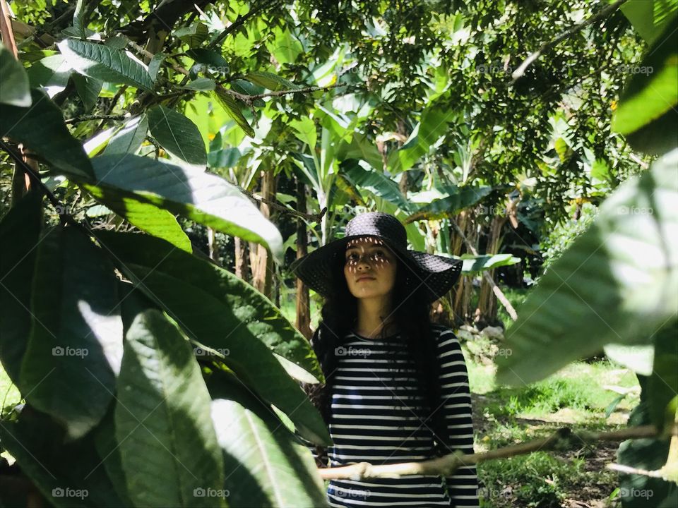 Joven en el campo