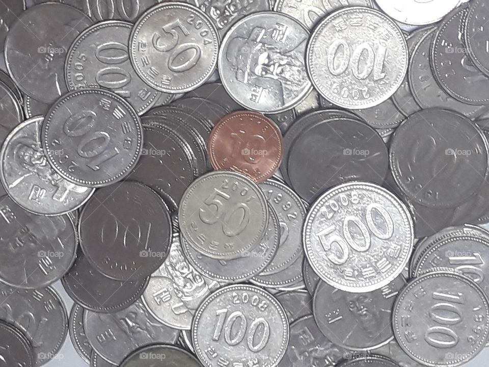 Coins in South Korea