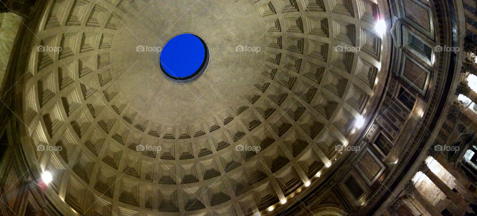 pantheon inside pantheon rome sky by rarrarorro