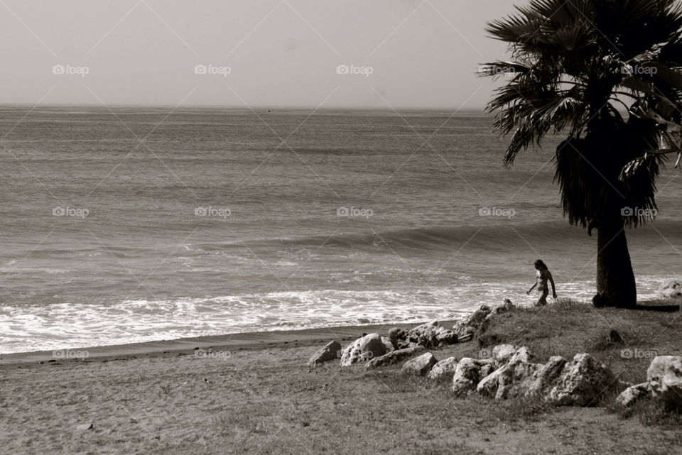 beach ocean woman white by lgt41
