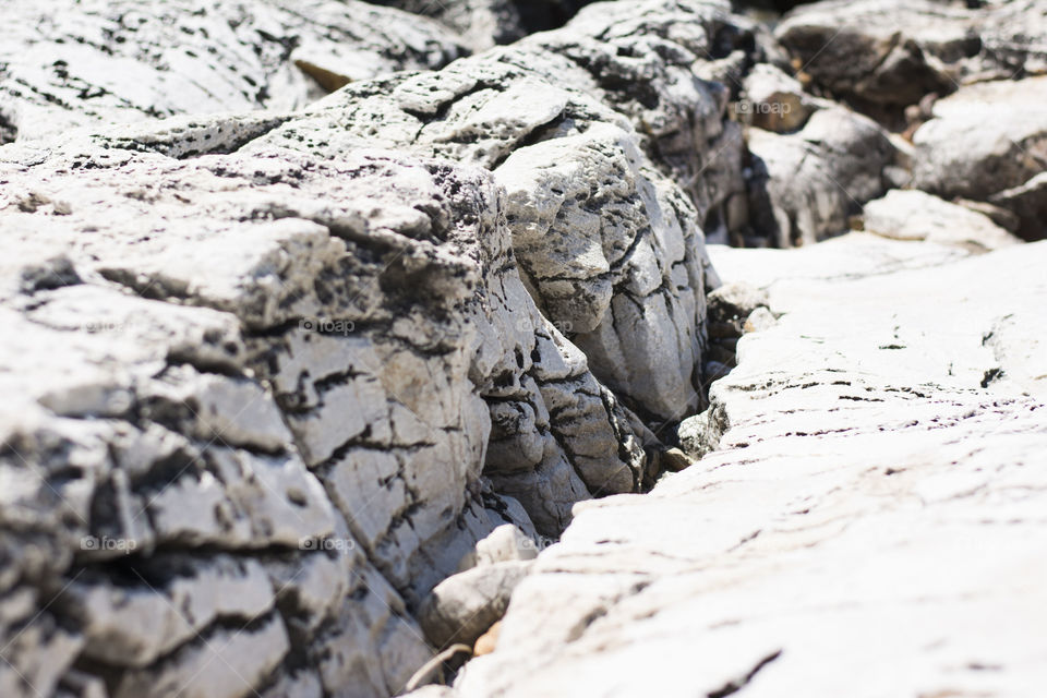 white rocks. white rocks on beach