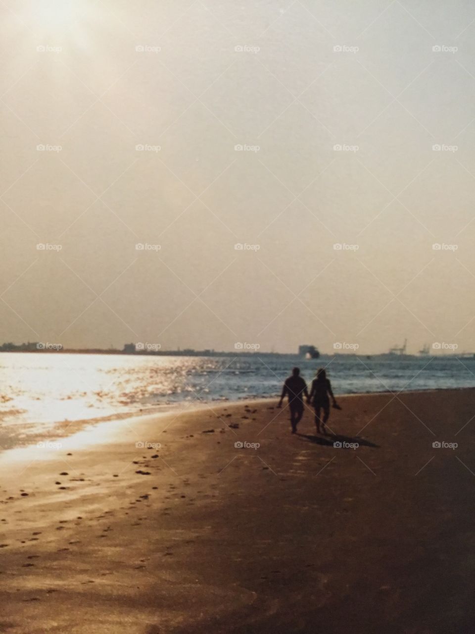 Walking hand in hand